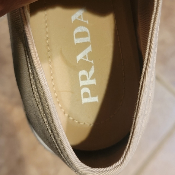 One Amputee shoe, PRADA Platform Lace-up Wedge Sneaker size 40 left foot only - Picture 5 of 8